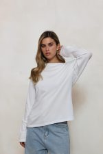 ⁦חולצה אוברסייז ריב מודל 51686⁩ – תמונה ⁦17⁩