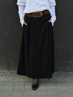 ⁦חצאית קורדרוי+חגורה⁩ – תמונה ⁦23⁩