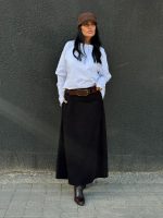 ⁦חצאית קורדרוי+חגורה⁩ – תמונה ⁦22⁩