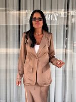 ⁦חליפה חצאית  סאטן אלגנט⁩ – תמונה ⁦2⁩