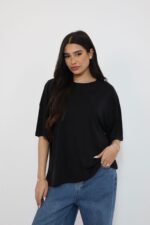 ⁦חולצה אוברסייז ניקי 51737⁩ – תמונה ⁦3⁩
