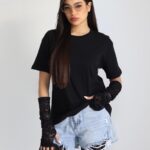 בייסיק+כפפה תחרה 51741