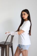 ⁦בייסיק+כפפה תחרה 51741⁩ – תמונה ⁦12⁩