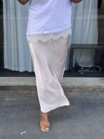 ⁦חצאית סאטן⁩ – תמונה ⁦10⁩
