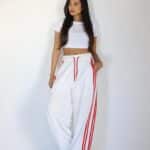 מכנסיים פסים red