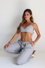 ⁦חליפה אריג טופ מכנס 8416⁩ – תמונה ⁦26⁩