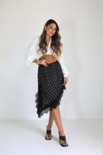 ⁦חצאית אלכסון נקודות⁩ – תמונה ⁦12⁩