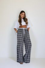 ⁦מכנסיים משבצת עבה⁩ – תמונה ⁦39⁩