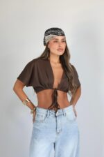 ⁦חולצה בטן קשירה מיס⁩ – תמונה ⁦19⁩