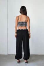 ⁦חליפה טופ שילוב משבצת 9139⁩ – תמונה ⁦26⁩