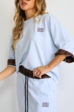 ⁦חליפה חצאית מיו שילוב משבצת⁩ – תמונה ⁦10⁩