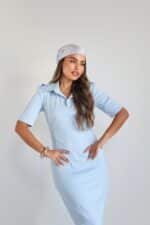 ⁦שמלה מקסי ג׳רזי⁩ – תמונה ⁦2⁩