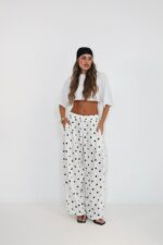 ⁦מכנסיים נקודות פס מיס⁩ – תמונה ⁦4⁩