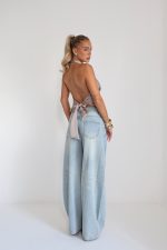 ⁦חולצה קולר סאטן רבידה 51807⁩ – תמונה ⁦19⁩