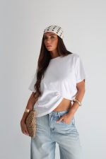 ⁦חולצה אסימטרי כיווץ⁩ – תמונה ⁦22⁩