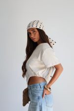⁦חולצה אסימטרי כיווץ⁩ – תמונה ⁦6⁩