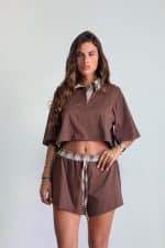 ⁦חליפה שורט משבצת 8431⁩ – תמונה ⁦24⁩