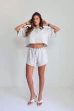 ⁦חליפה שורט משבצת 8431⁩ – תמונה ⁦25⁩