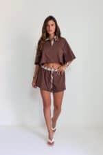 ⁦חליפה שורט משבצת 8431⁩ – תמונה ⁦29⁩