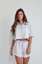 ⁦חליפה שורט משבצת 8431⁩ – תמונה ⁦33⁩