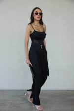 ⁦מכנס מחוייט חגורה אבזם⁩ – תמונה ⁦3⁩