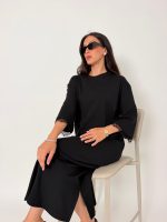 ⁦שמלה שילוב תחרה⁩ – תמונה ⁦2⁩