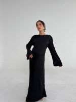 ⁦שמלה סאטן קשירות בגב⁩ – תמונה ⁦3⁩