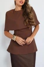 ⁦שמלה שכמיה מקסי⁩ – תמונה ⁦7⁩