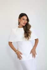 ⁦שמלה שכמיה מקסי⁩ – תמונה ⁦8⁩