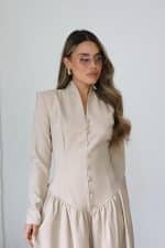 ⁦שמלה קלוש כפתורים⁩ – תמונה ⁦14⁩