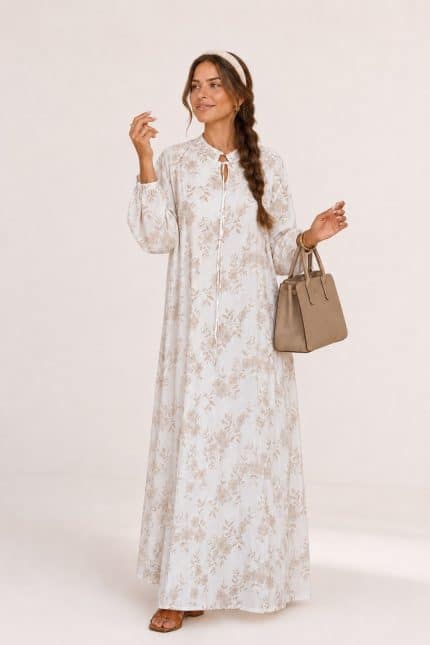 גלביה ריקמה פרחוני