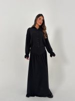 ⁦חליפה חצאית סומו מכופתרת⁩ – תמונה ⁦7⁩