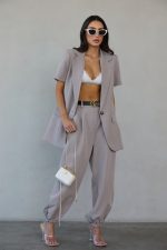 ⁦חליפה זקט חגורה בלון G⁩ – תמונה ⁦2⁩