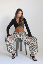 ⁦מכנסים זברה קשירה 6511⁩ – תמונה ⁦2⁩