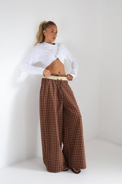 מכנסיים שילוב פס ג׳מס  1263