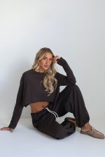 ⁦חליפה שרוך קרופ גולמי 8470⁩ – תמונה ⁦15⁩