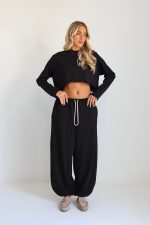 ⁦חליפה שרוך קרופ גולמי 8470⁩ – תמונה ⁦17⁩