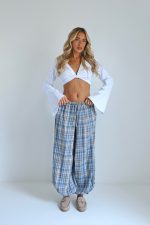 ⁦מכנס פלאנל משבצות 9183⁩ – תמונה ⁦5⁩