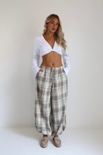 ⁦מכנס פלאנל משבצות 9183⁩ – תמונה ⁦13⁩