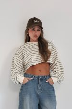 ⁦קרופ פסים משולב 99173⁩ – תמונה ⁦5⁩