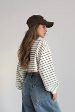⁦קרופ פסים משולב 99173⁩ – תמונה ⁦8⁩