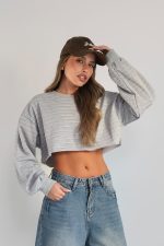 ⁦קרופ פסים משולב 99173⁩ – תמונה ⁦13⁩