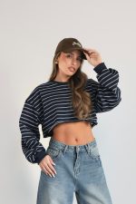 ⁦קרופ פסים משולב 99173⁩ – תמונה ⁦19⁩