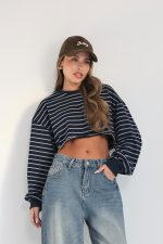 ⁦קרופ פסים משולב 99173⁩ – תמונה ⁦22⁩