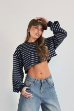 ⁦קרופ פסים משולב 99173⁩ – תמונה ⁦20⁩