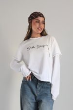 ⁦חולצה על חולצה דפוס 6899⁩ – תמונה ⁦7⁩