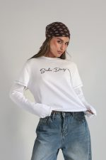 ⁦חולצה על חולצה דפוס 6899⁩ – תמונה ⁦8⁩