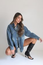 ⁦מכופתרת גינס שפשוף 9917⁩ – תמונה ⁦2⁩