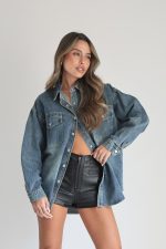 ⁦מכופתרת גינס שפשוף 9917⁩ – תמונה ⁦7⁩