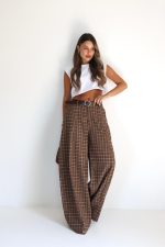 ⁦מכנס משבצות מיס+חגורה⁩ – תמונה ⁦16⁩